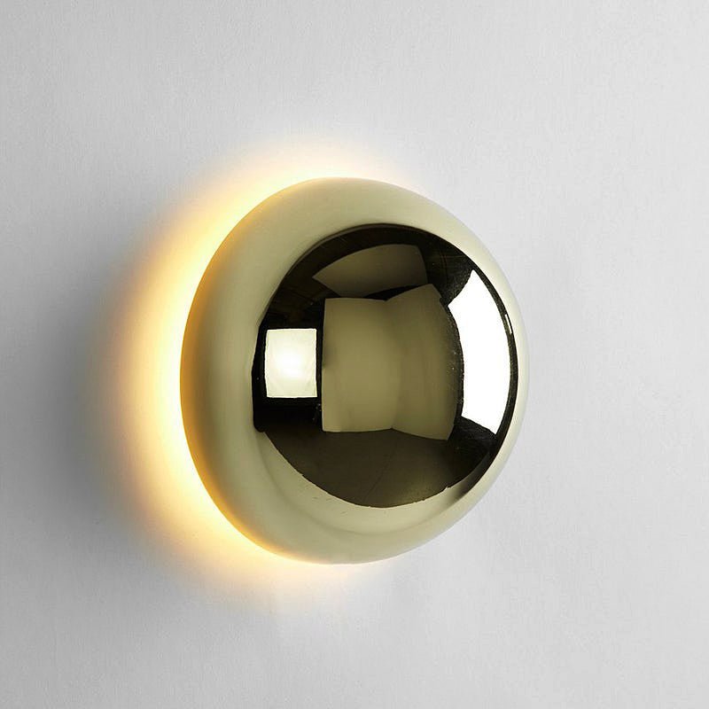 Applique Bauhaus Eclipse | Halo LED, doré ou noir