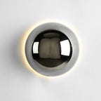 Applique Bauhaus Eclipse | Halo LED, doré ou noir