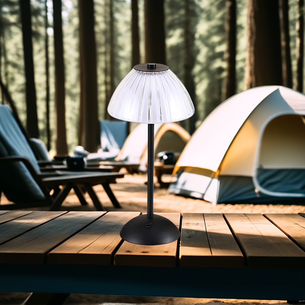 Lampe à poser tactile dorée | Rechargeable USB, 3 modes