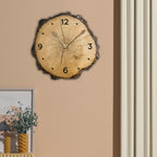 Horloge murale rondin de bois | Bois naturel, Ø 30 cm
