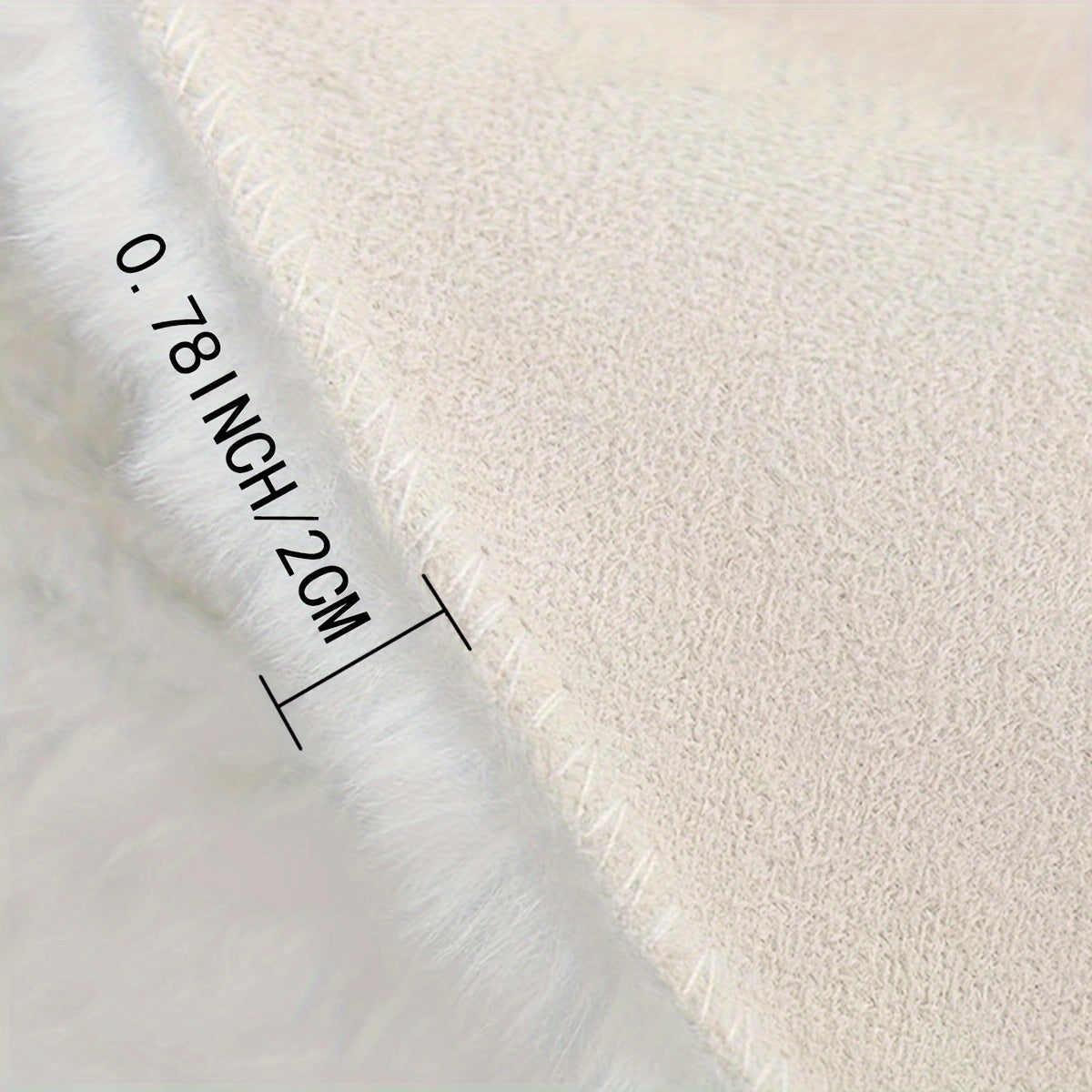 Tapis rond Cloud Comfort | Moelleux à effet bulles, 90 cm