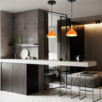 Suspension Goutte moderne | Métal et bois, 9 coloris