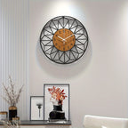 Horloge murale moderne | Cadran effet bois, 3 tailles