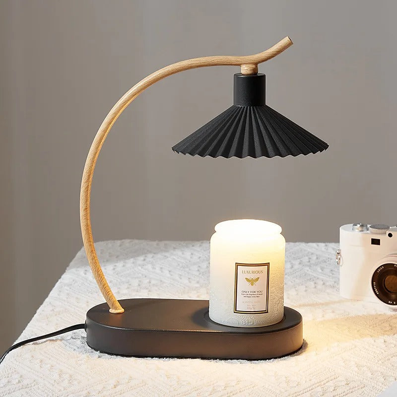 Lampe chauffe-bougie Vanessa | Ambiance nordique sans flamme