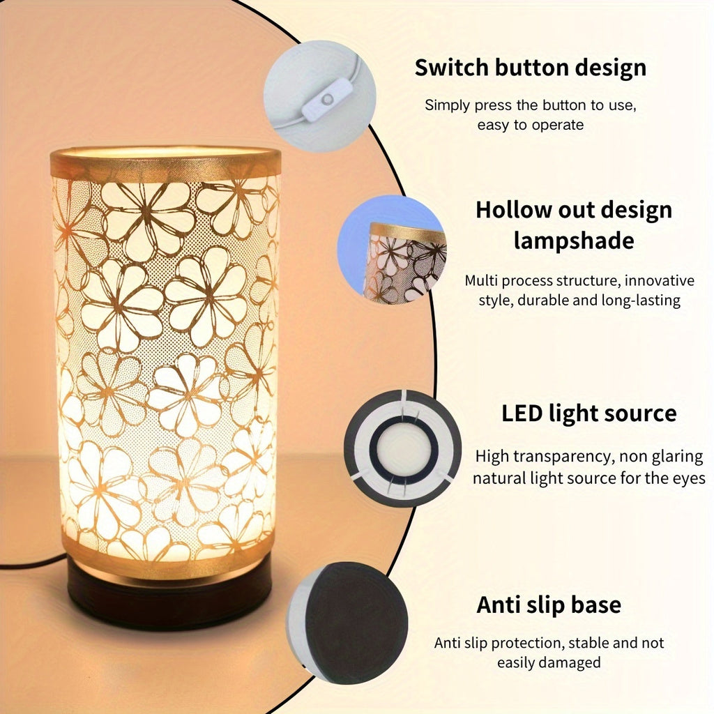 Lampe à poser florale USB | Lumière d’ambiance chaleureuse