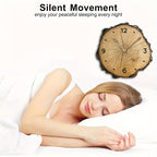 Horloge murale rondin de bois | Bois naturel, Ø 30 cm