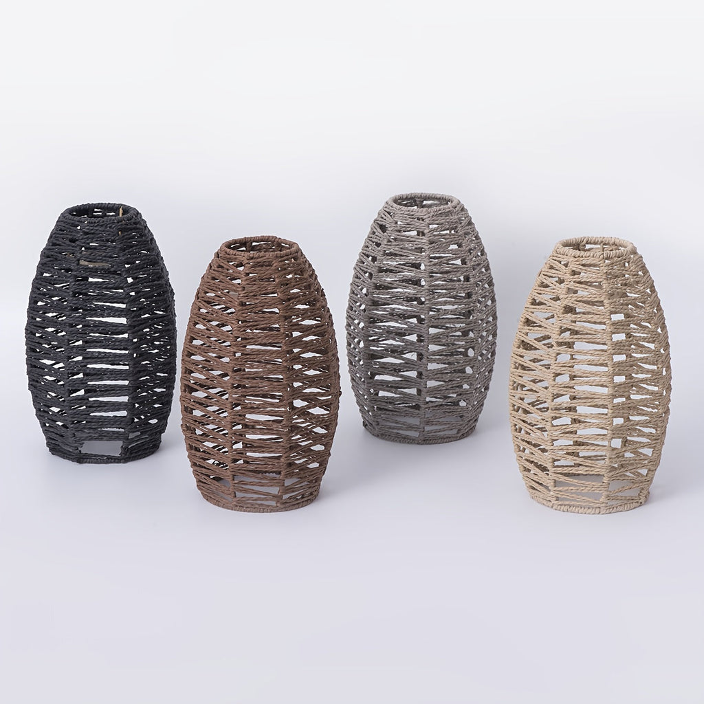 Abat-jour de suspension tressé | Corde naturelle, 4 coloris