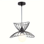 Suspension noire rétro | Ø 40 cm, hauteur réglable