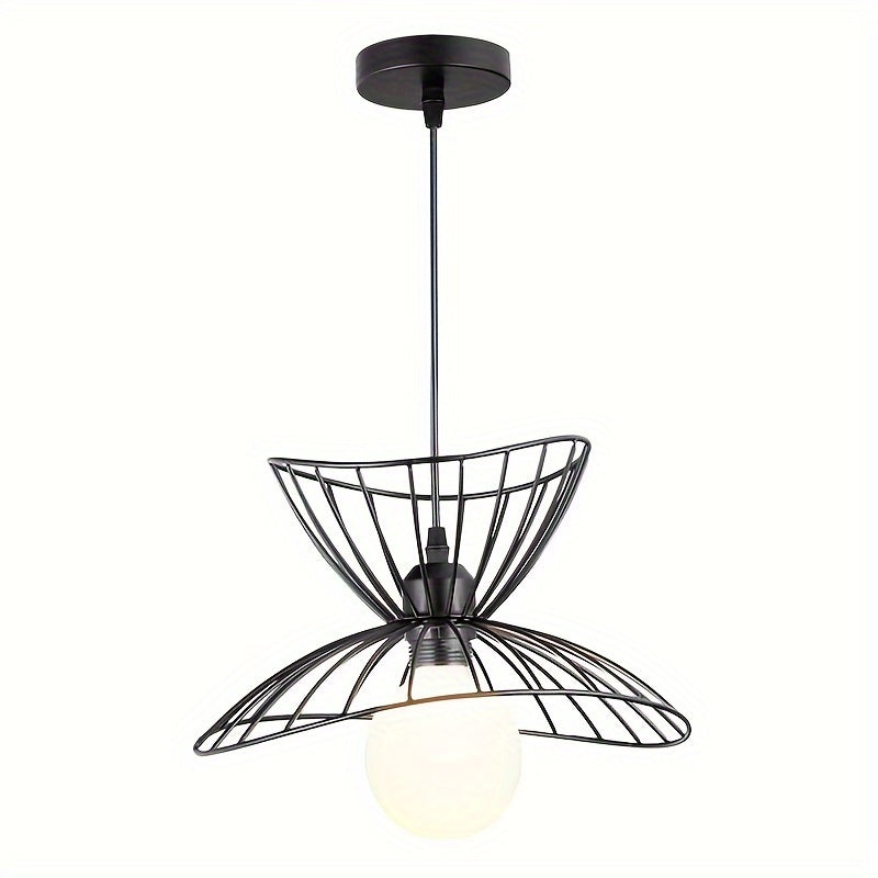 Suspension noire rétro | Ø 40 cm, hauteur réglable