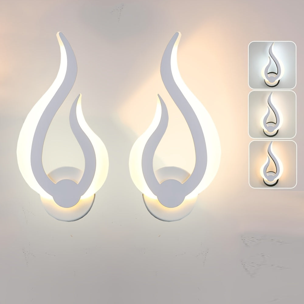 Applique murale LED flamme | 10 W blanc chaud 3000 K