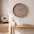 Horloge murale Nork grise, Ø 29 cm, style scandinave