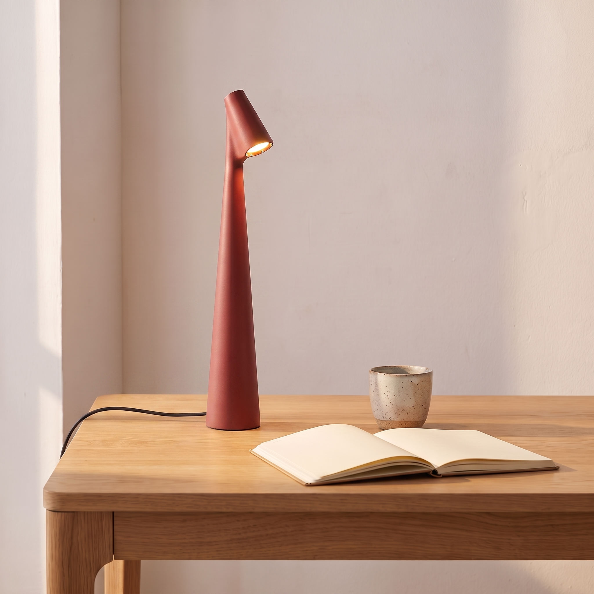 Glowora, lampe à poser LED rouge