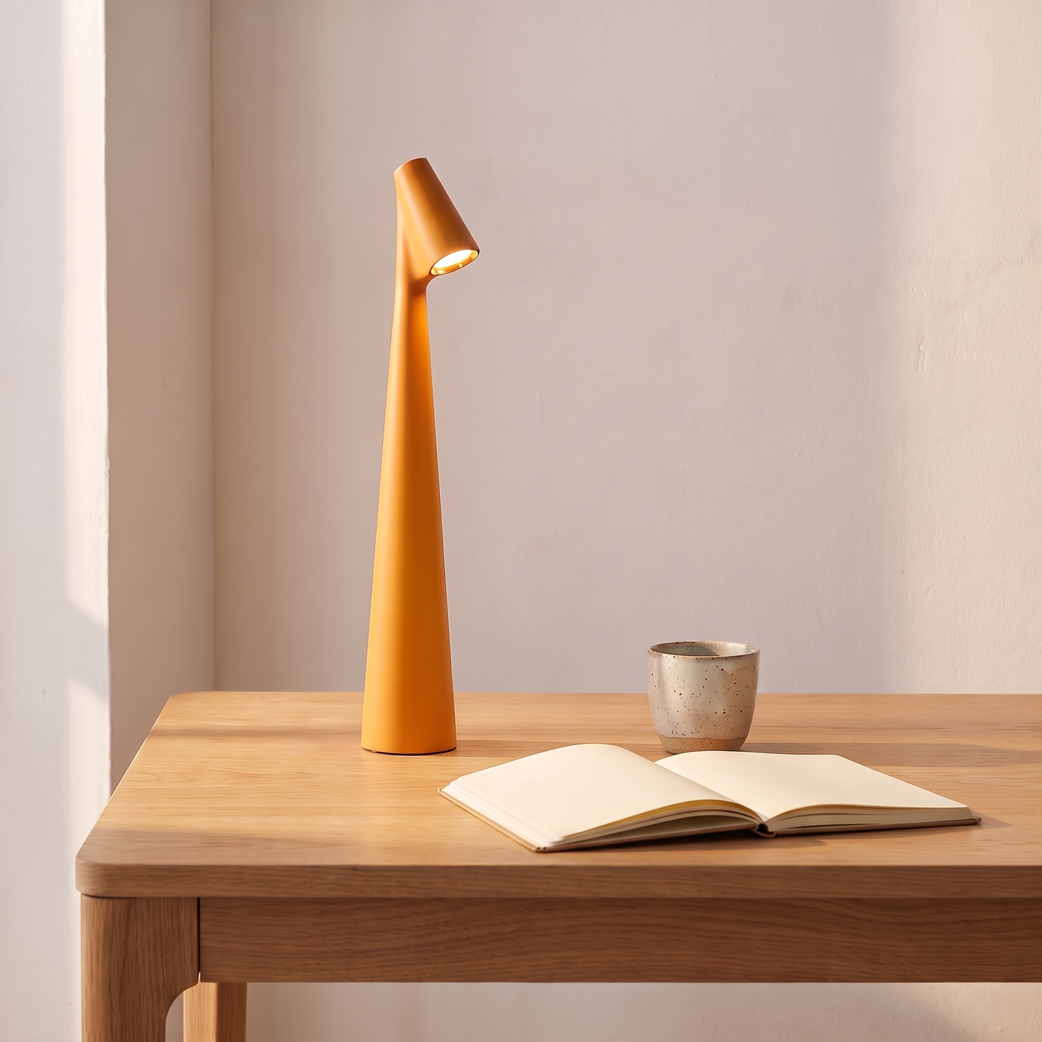 Glowora, lampe à poser LED orange