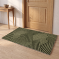 Paillasson antidérapant vert, tapis d’entrée
