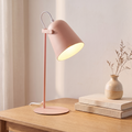 Lampe de bureau LED nordique, rose, bureau scandinave