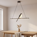Suspension Magpie, oiseau LED nordique, salle à manger scandinave
