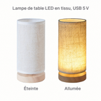 Lampe à poser en bois – caractéristiques
