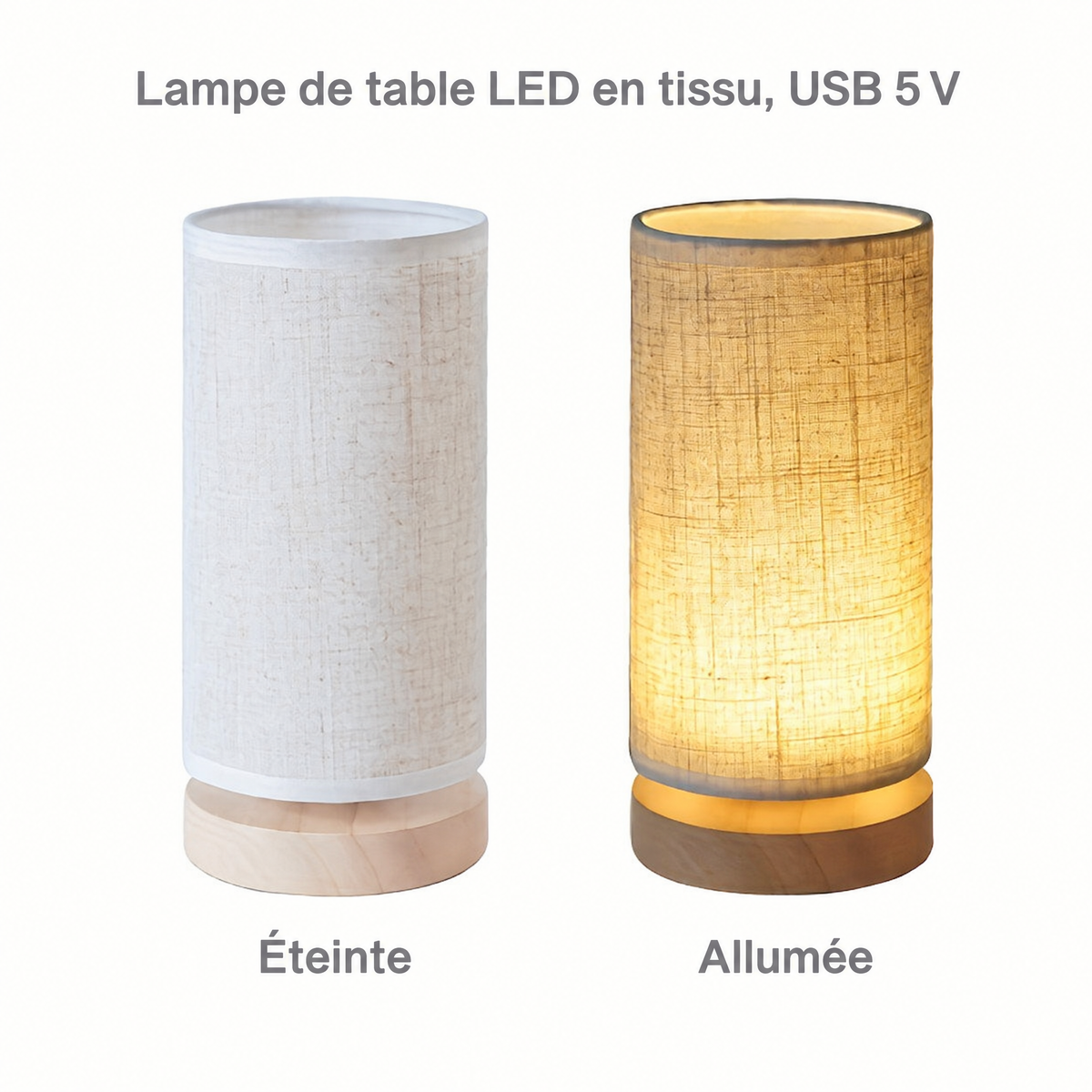 Lampe à poser en bois – caractéristiques