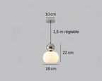 Suspension nordique citrouille – caractéristiques