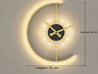 Applique horloge Lunaris – caractéristiques