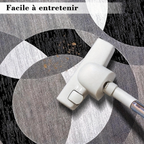 Tapis géométrique Orbit Weave – facile à entretenir