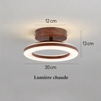 Plafonnier LED rond acrylique 30 cm – lumière chaude