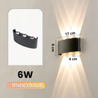 Applique murale LED double faisceau – blanc chaud, dimensions