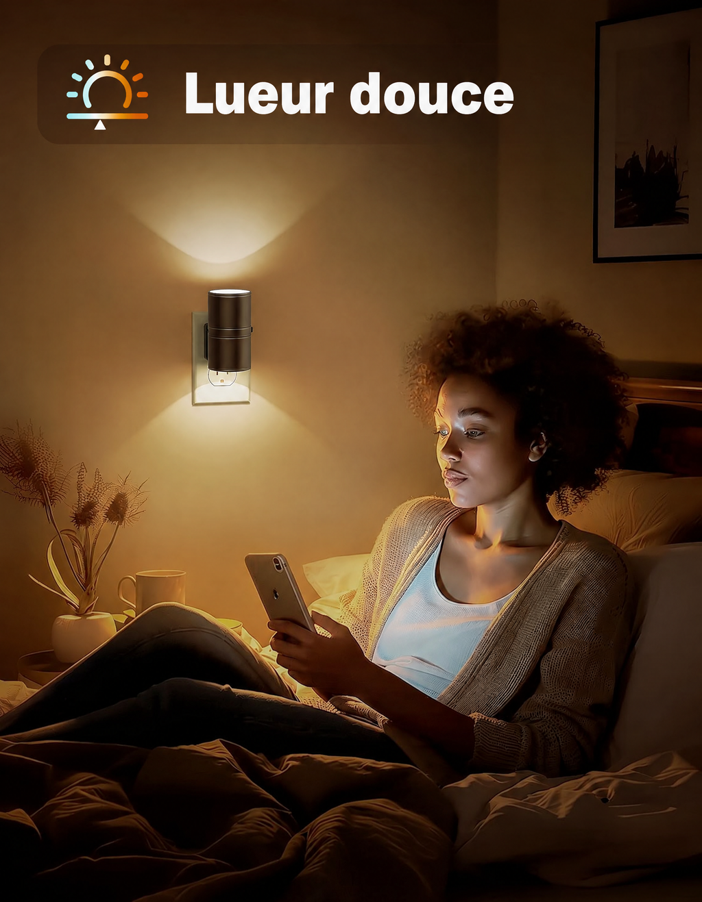 Veilleuse LED NightNova – lueur douce