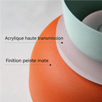 Suspensions Chico – acrylique et finition peinte mate