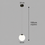 Suspension Luna globe en verre – dimensions