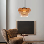Suspension Bauhaus en verre | Suspension LED à étages, 6 tailles