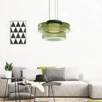 Suspension en verre Bauhaus | 3 diamètres, 3 teintes