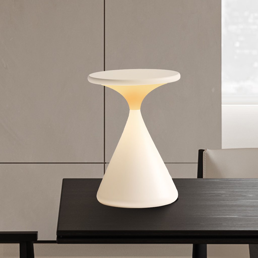 Lampe à poser Aurora sans fil | Sablier tactile, 8 h