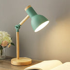 Lampe de bureau LED en bois nordique | 5 W, bras orientable