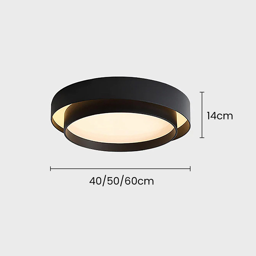 Plafonnier LED rond nordique | Ø 40, 50 ou 60 cm