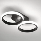 Plafonnier LED à anneaux | Design contemporain épuré