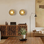 Applique murale bois rustique | LED incluse, 2 blancs