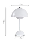 Lampe champignon LED | Veilleuse tactile sans fil, 8 coloris