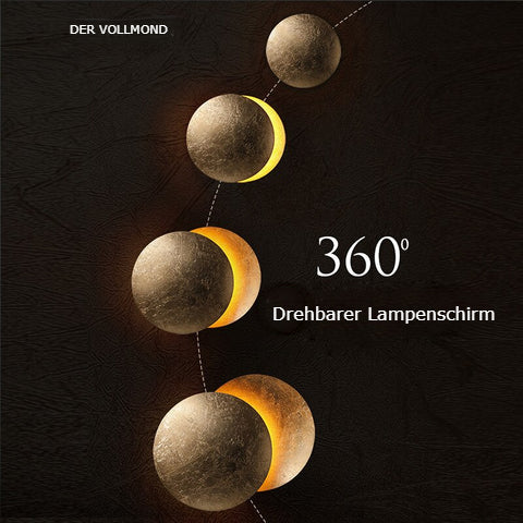 Applique Lunaris éclipse | Disques métal, 20 ou 25 cm
