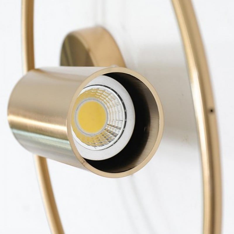 Applique Halo | Anneau doré nordique orientable 180°