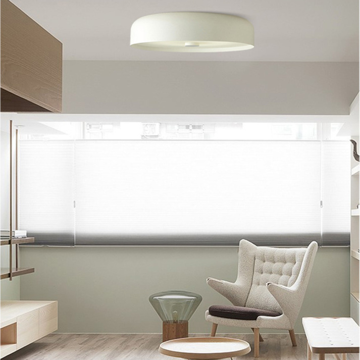 Plafonnier nordique rétro LED | 3 diamètres, 3 coloris