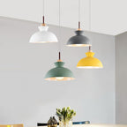 Suspension dôme moderne | Métal scandinave, 9 coloris