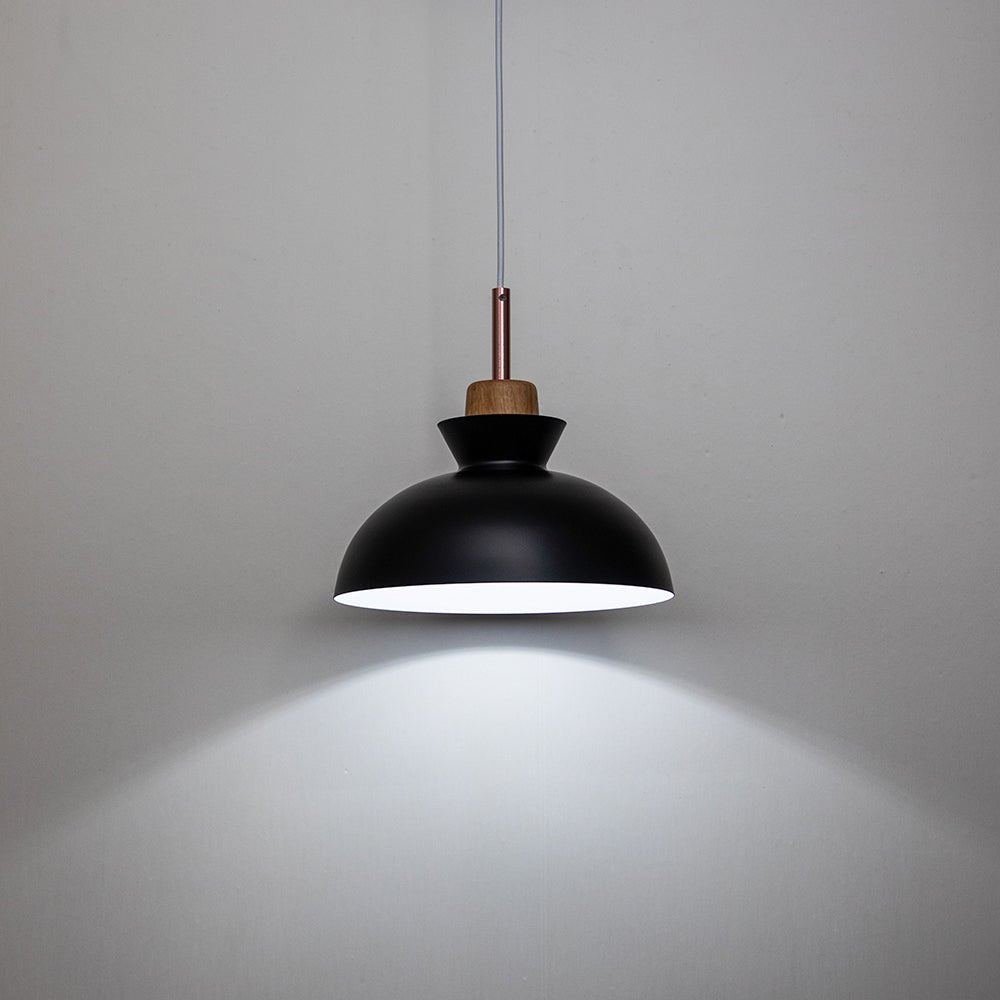 Suspension dôme moderne | Métal scandinave, 9 coloris
