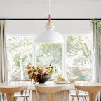 Suspension dôme moderne | Métal scandinave, 9 coloris
