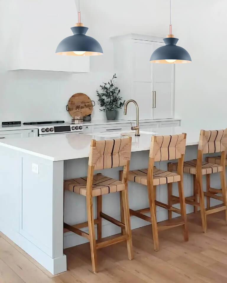 Suspension dôme moderne | Métal scandinave, 9 coloris