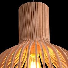 Suspension en bois faite main | Design scandinave naturel