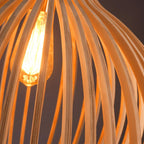 Suspension en bois faite main | Design scandinave naturel