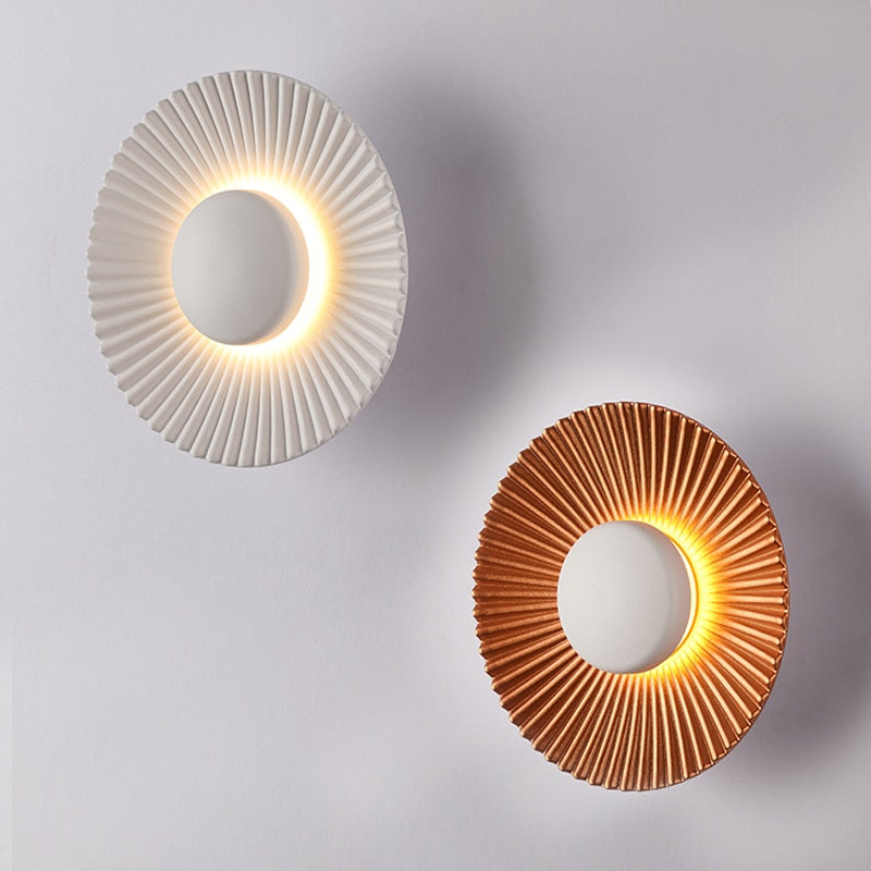 Applique Hasna SunRay | Soleil métallique LED 16 cm
