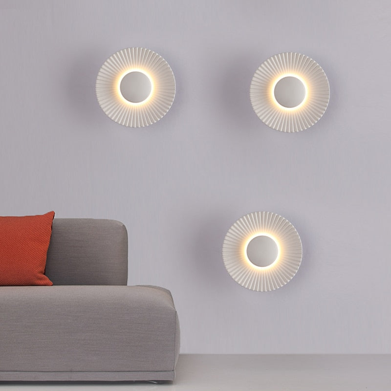 Applique Hasna SunRay | Soleil métallique LED 16 cm