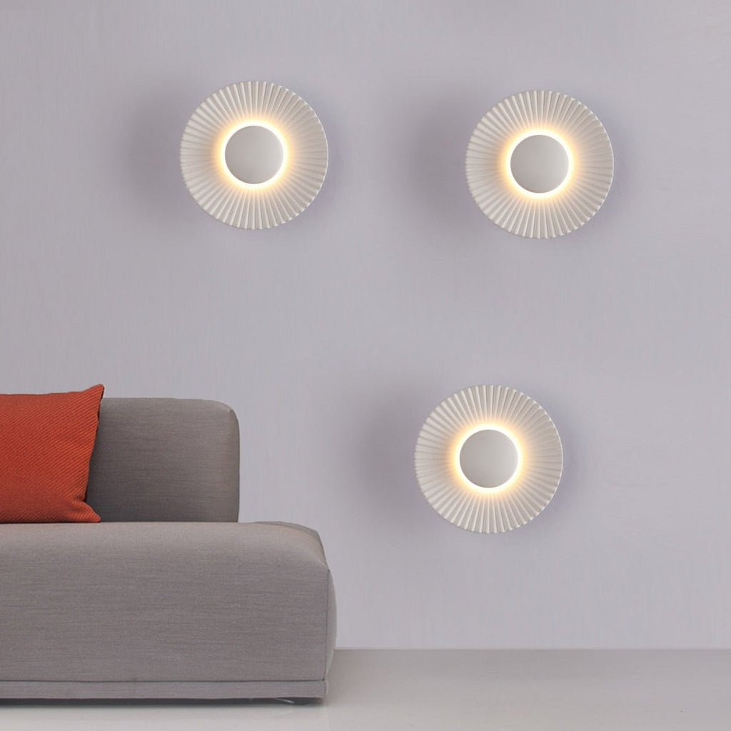 Applique Hasna SunRay | Soleil métallique LED 16 cm